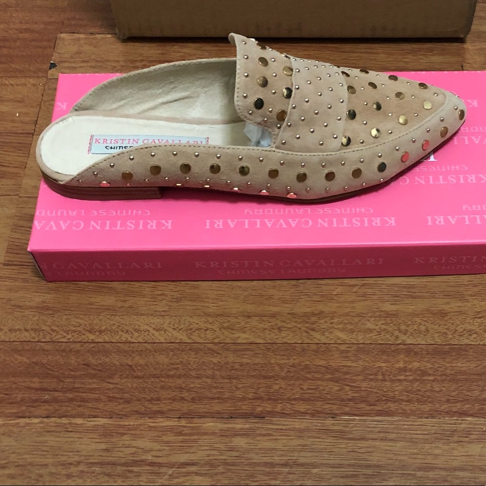 Kirstin Cavallari Chinese laundry studded mules